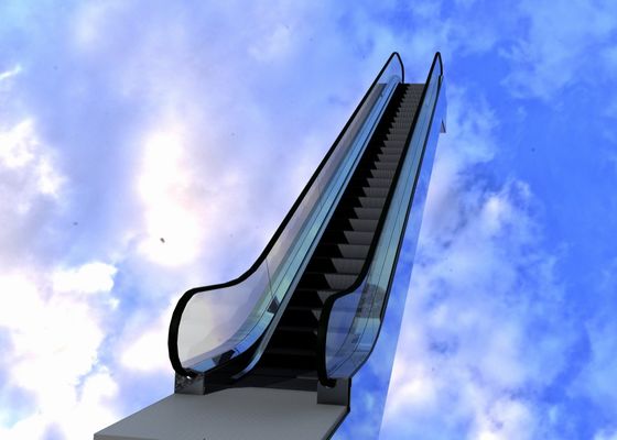 30 Degrees Moving Walk Escalator OEM Width 800 Stainless Steel Escalator