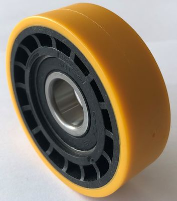 Pin 20 Step Chain Roller 75x23.5 Hub Type Roller With Bearing 6204
