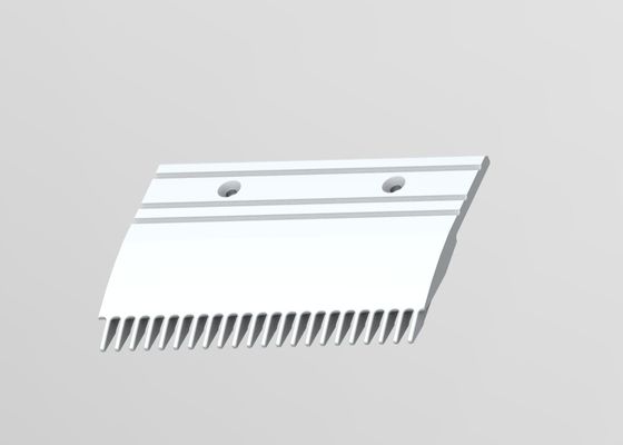 CNAS Type Escalator Spare Part Pitch 9.068mm Comb Raw Alu Without Yellow Powder Coated