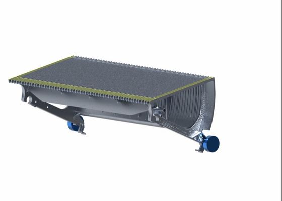 Type 600 Indoor Aluminum Pallet Gray CNAS Stainless Steel Escalator Pallet