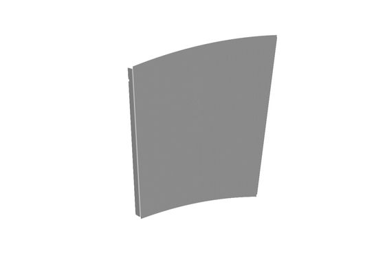 T 1.5 Escalator Glass Panel  Outer Decking Balustrade In Escalator